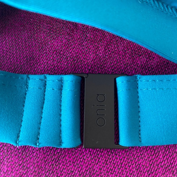 Onia dark teal bikini set Alexandra Top Lily Bottom Large New w Tags - Picture 13 of 16